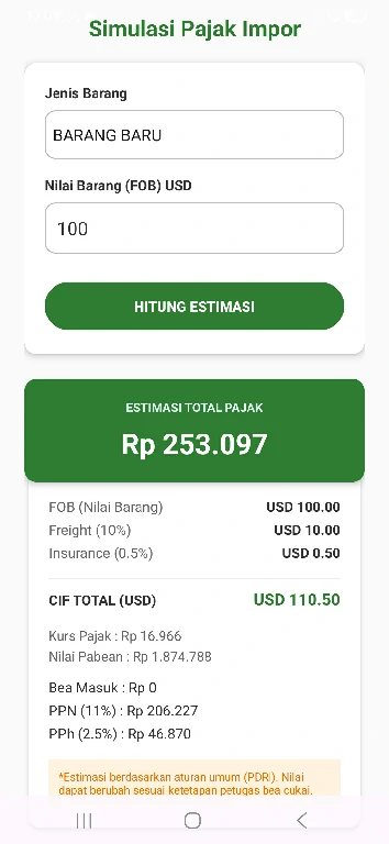 Fitur eCargo: Cek Pajak